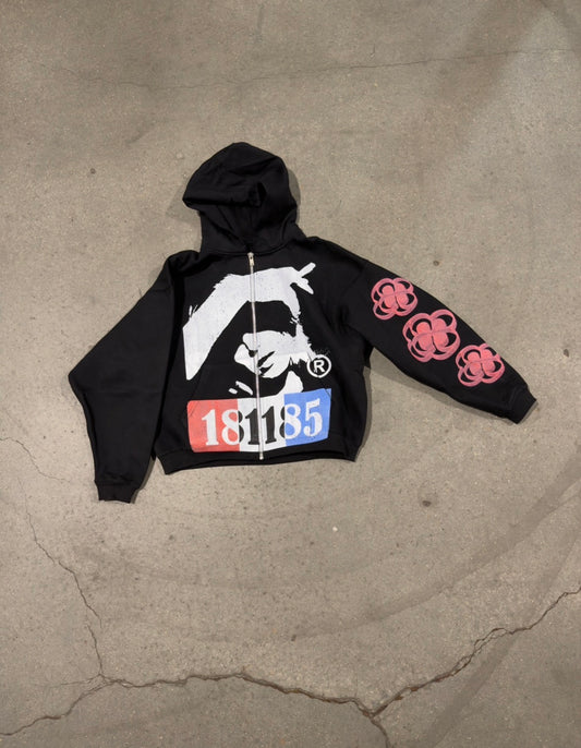 “RARE DECODED” ZIP UP