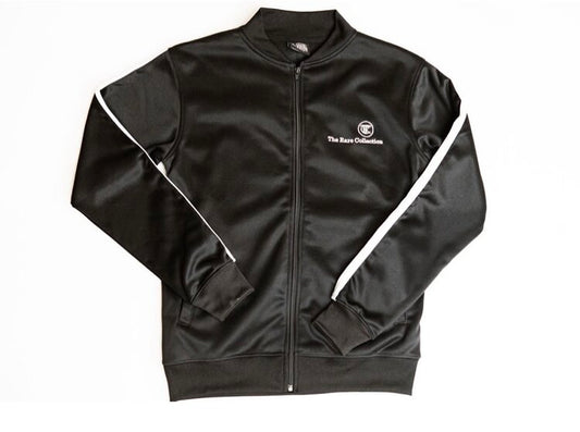 Black, Trc luxury tracksuit jacket,  front view