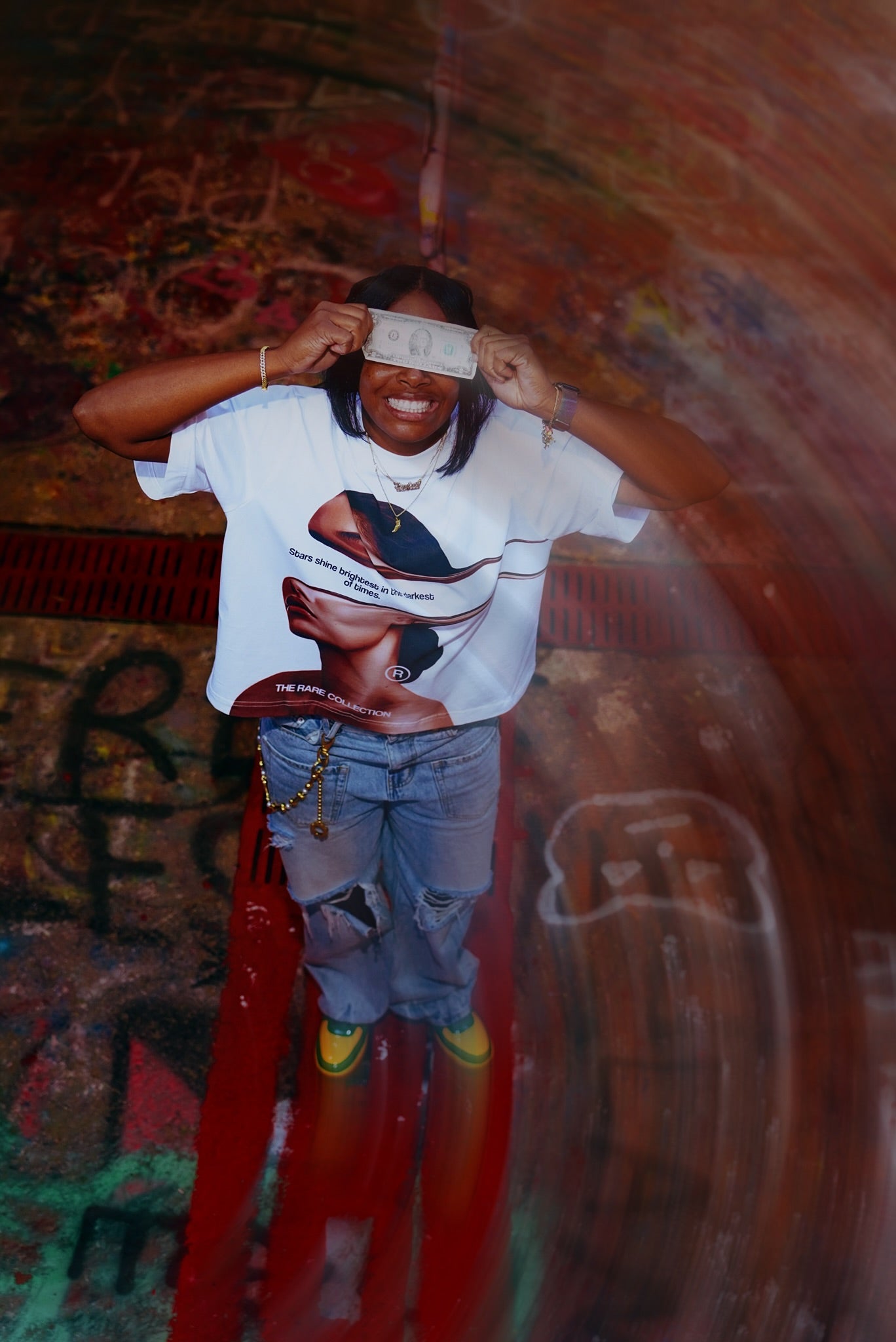 “MELANATED SKIN” T SHIRT