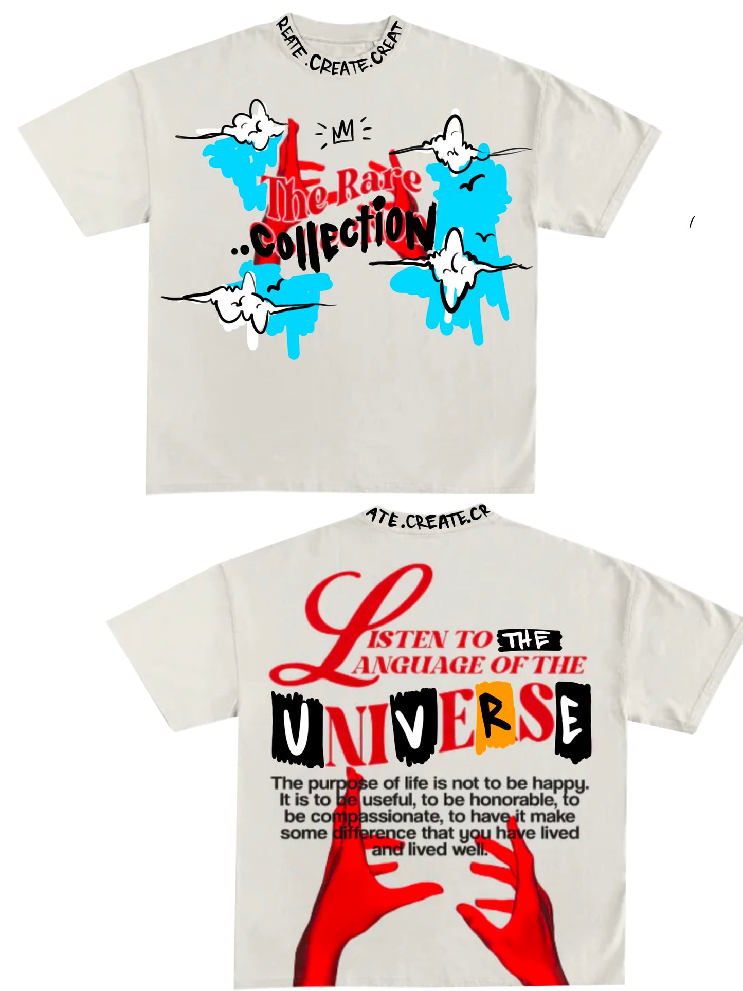 “LISTEN TO THE UNIVERSE” T SHIRT (ONE OF ONE)